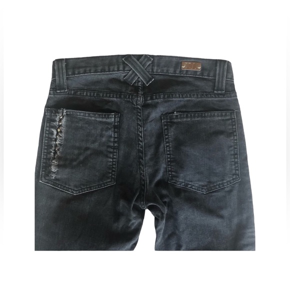 Bess X Barney’s Collab Black Skinny Ripped and Studded Jeans Ripped Back… - Picture 1 of 7